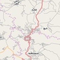 post offices in Palestine: area map for (95) Seilet el Thaher
